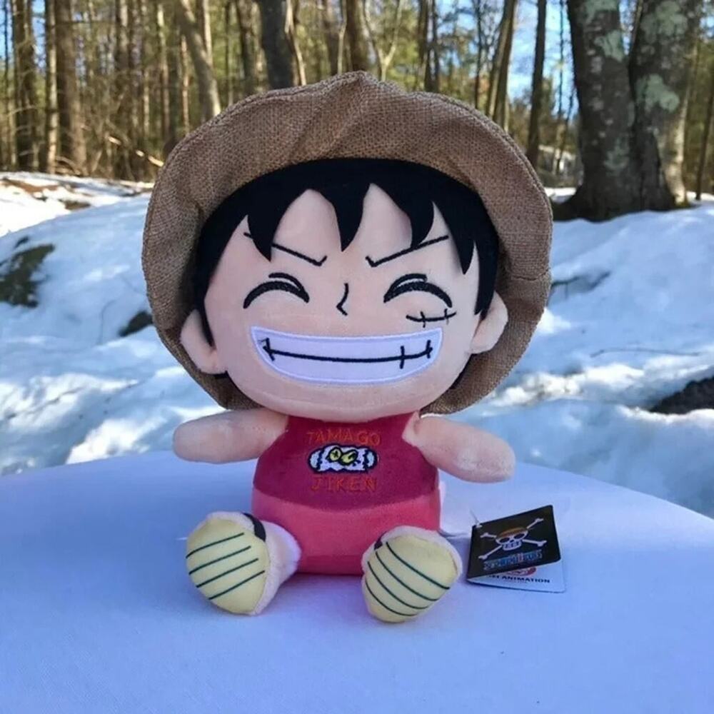 Official Licensed Anime One Piece Luffy Plush Toy Plushie 8"
